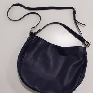 Navy Bag Purse with Removable & Adjustable Strap